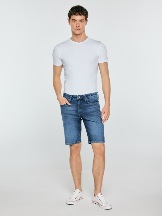 Pánske džínsové šortky ADEN 449